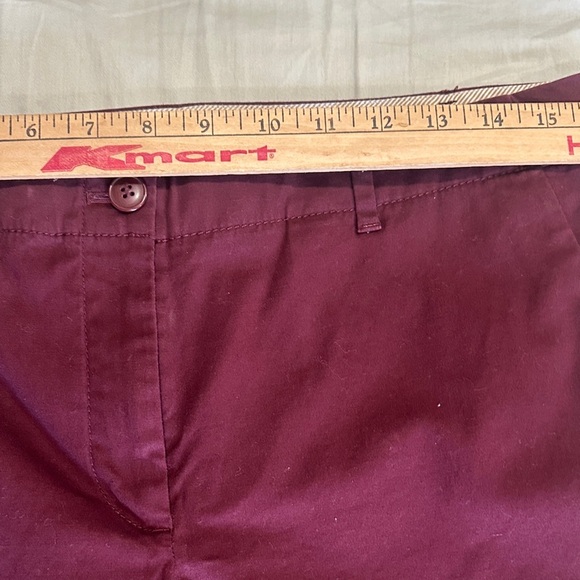 Talbots Women's Burgundy Jeans 8P - Picture 5 of 10